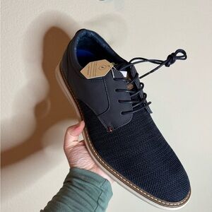 Nunn Bush Chase Knit PTO Men’s Oxford Shoes 10.5 Navy NWT